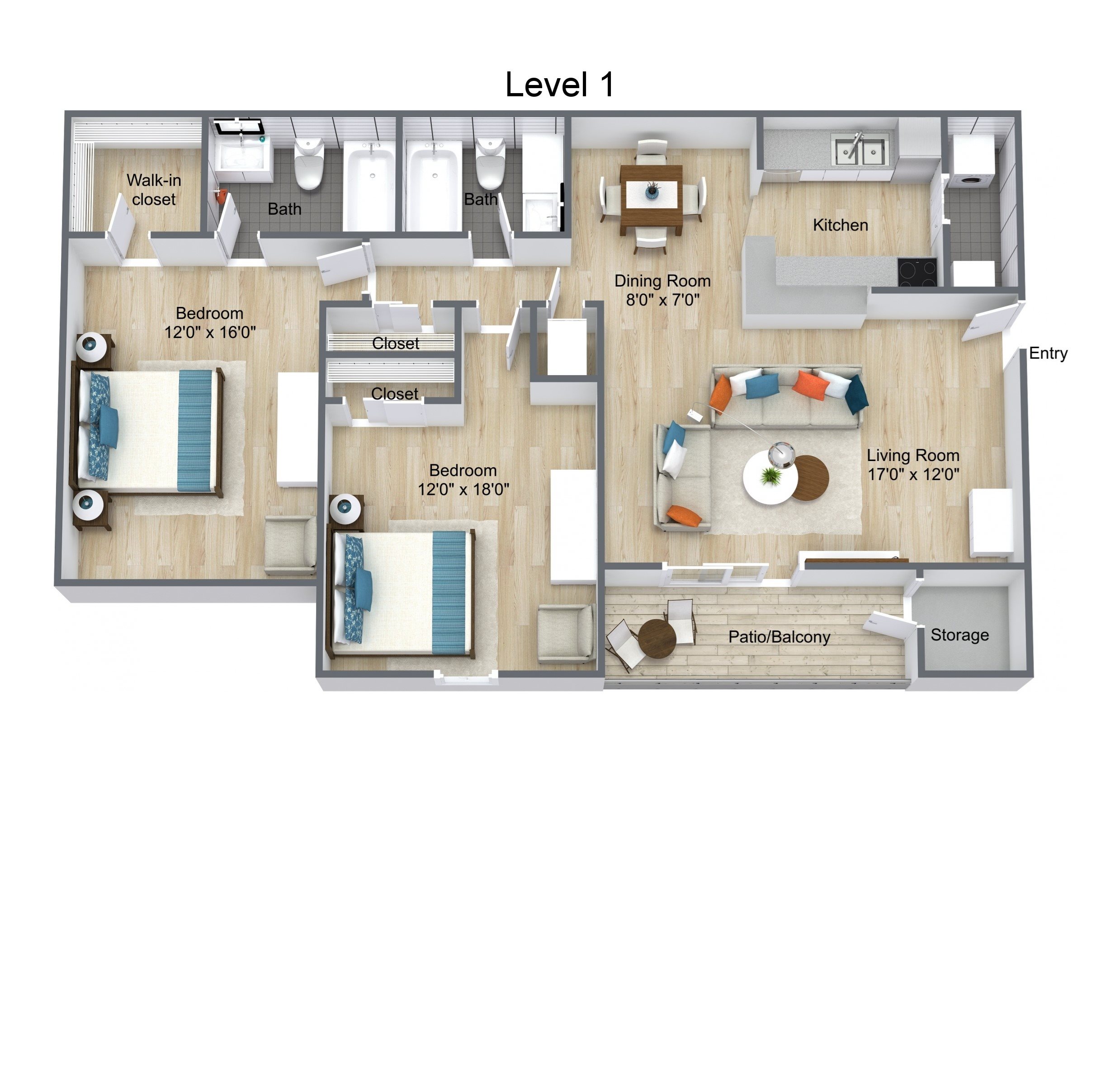 The Lake Floor Plan 2